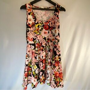 White Mark multicolor, floral pattern size extra large dress sleeveless